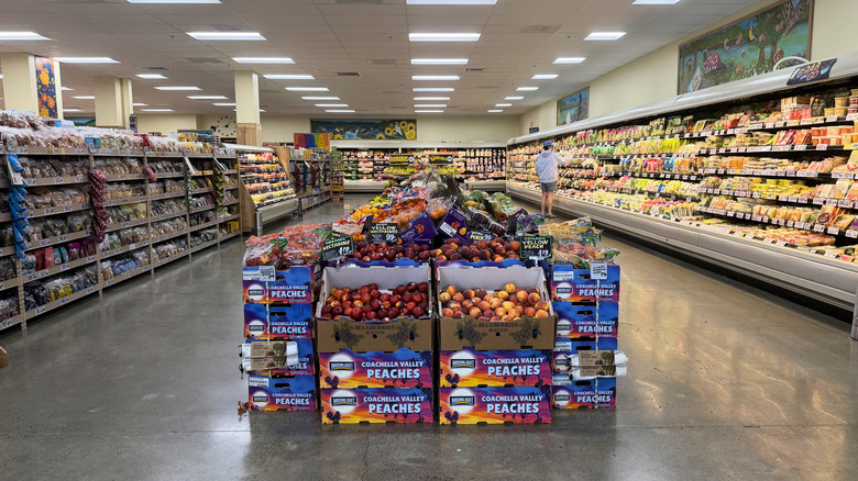 Trader Joe's store produce section