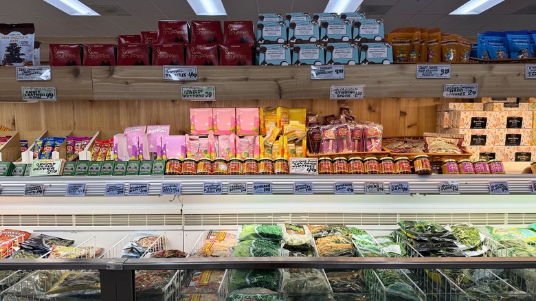 Trader Joe's frozen goods and candies