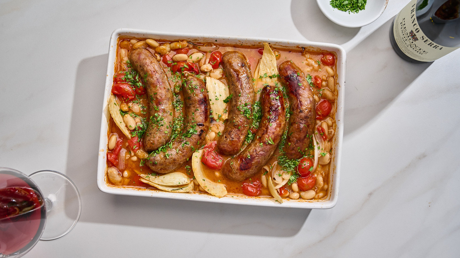 One-Pan Italian Sausage And Cannellini Bean Dinner Recipe