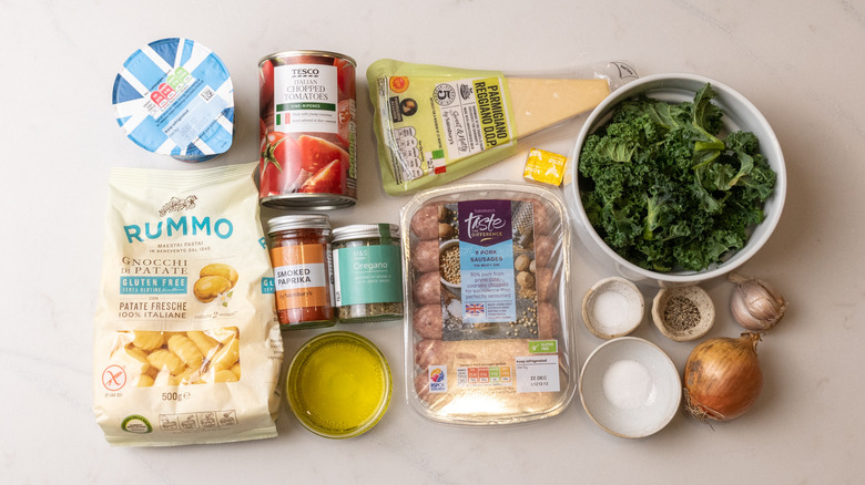 sausage and gnocchi skillet ingredients