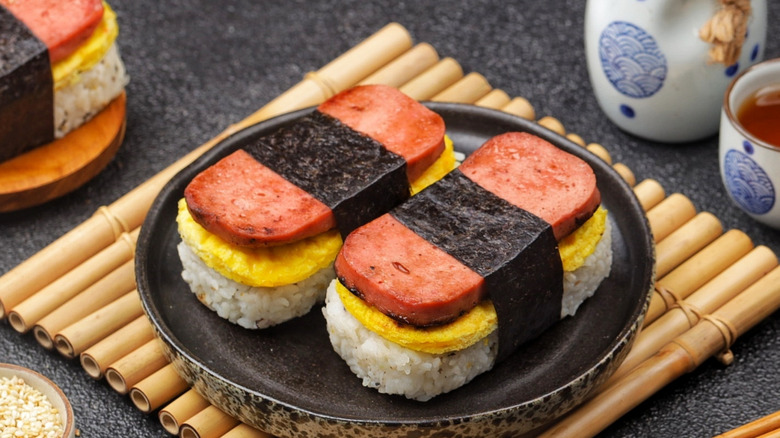 Breakfast Spam musubi