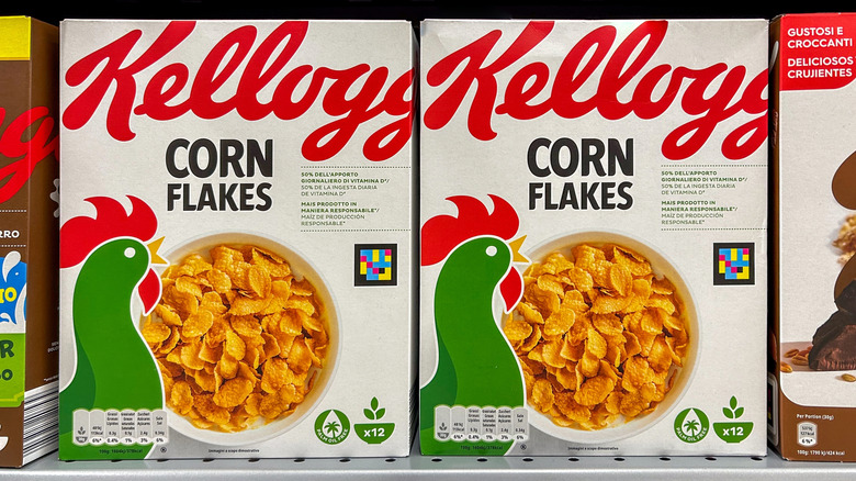 Kellogg's Corn Fakes on store shelves