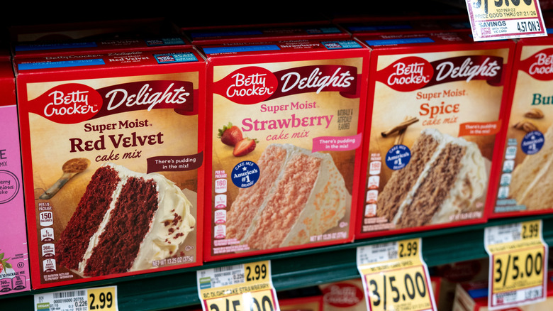 Different Duncan Hines cake mixes