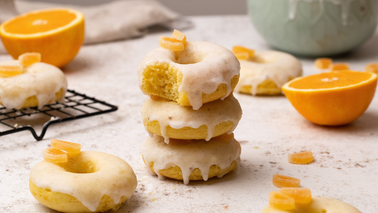 OrangeOlive Oil Cake Donuts Recipe