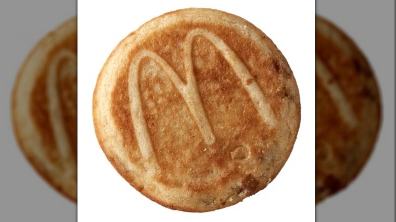 A single McDonald's McGriddle cake