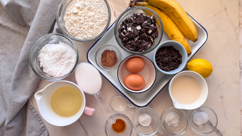 oreo banana bread recipe ingredients