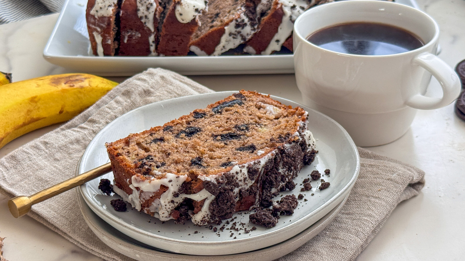 Oreo Banana Bread Recipe