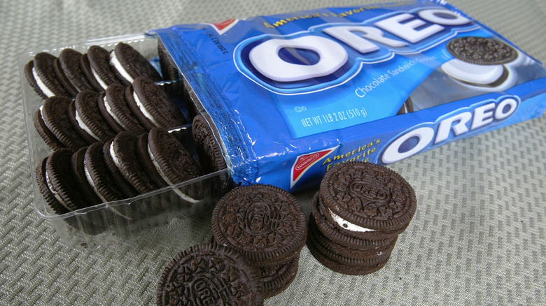 Opened package of Post Malone Oreos
