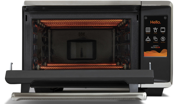 The Macrowave with open door