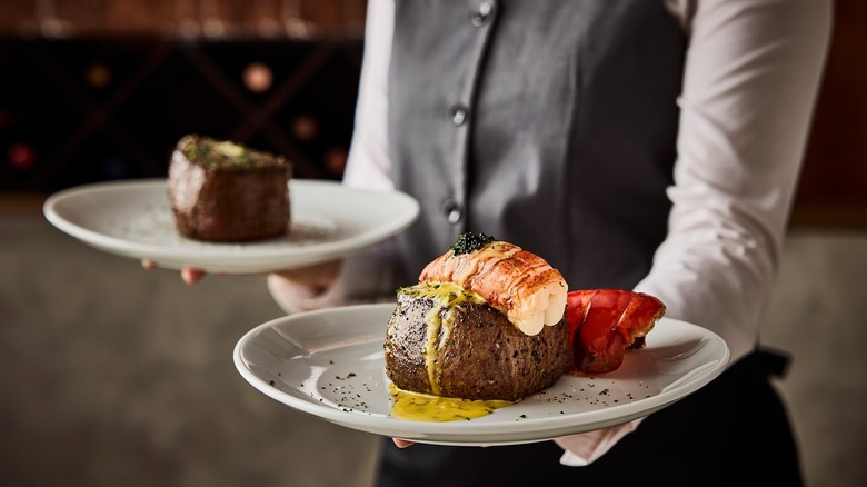 interior of Flemings Prime Steakhouse