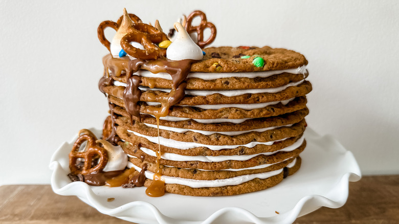 multi-layer cookie cake