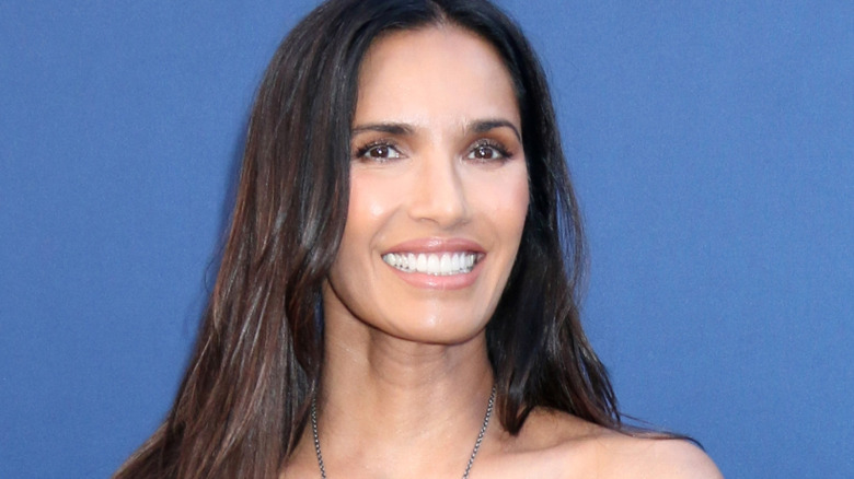 Padma Lakshmi smiling at event