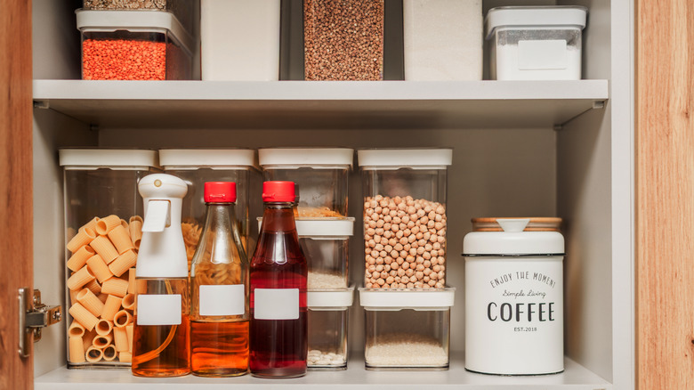 A well-organized pantry