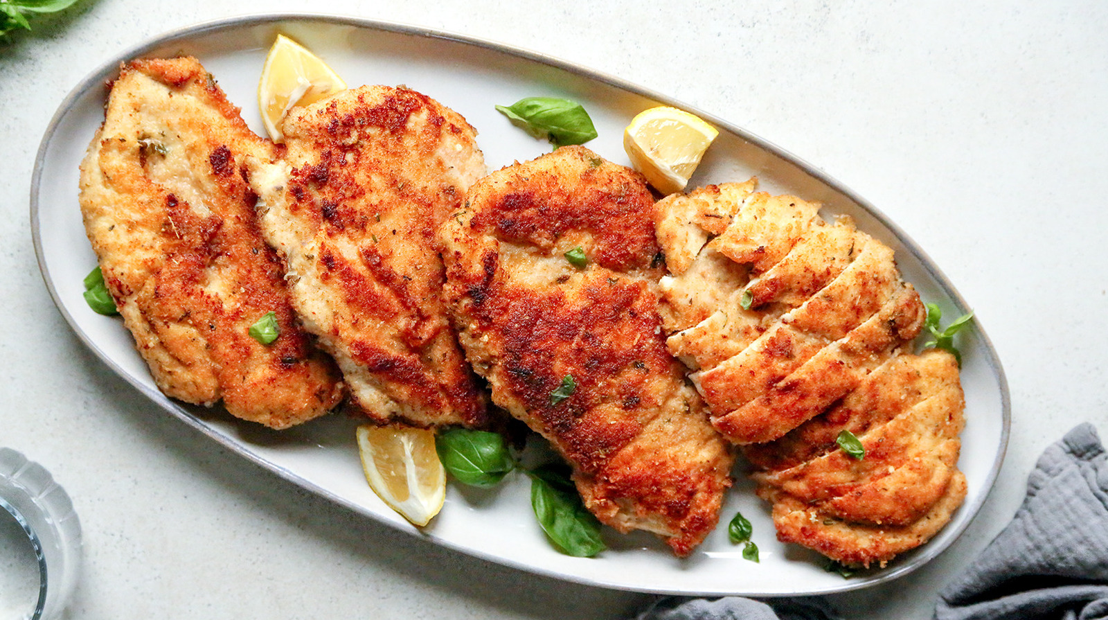 ParmesanCrusted Fried Chicken Breast Recipe