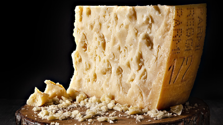 Parmigiano Reggiano cheese chunk