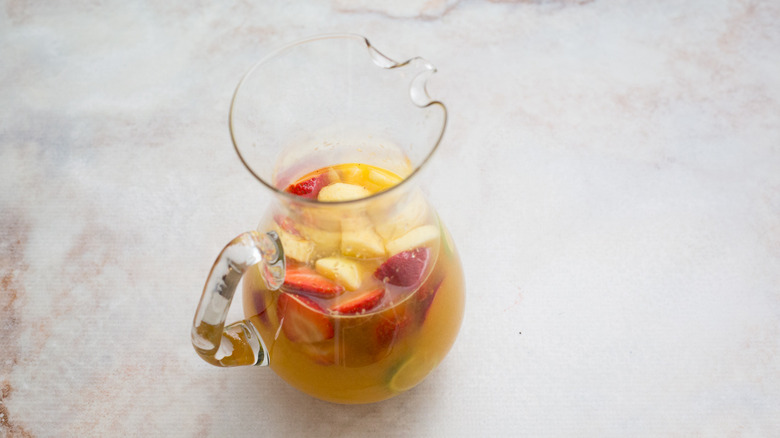sangria in large pitcher