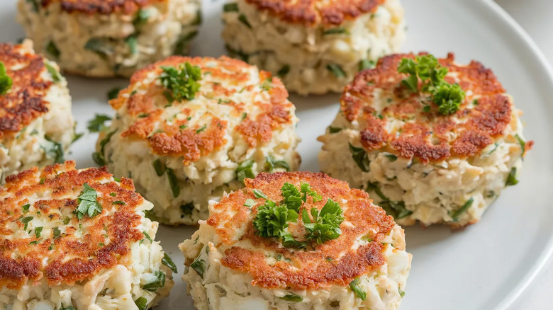 Maryland lump crab cakes