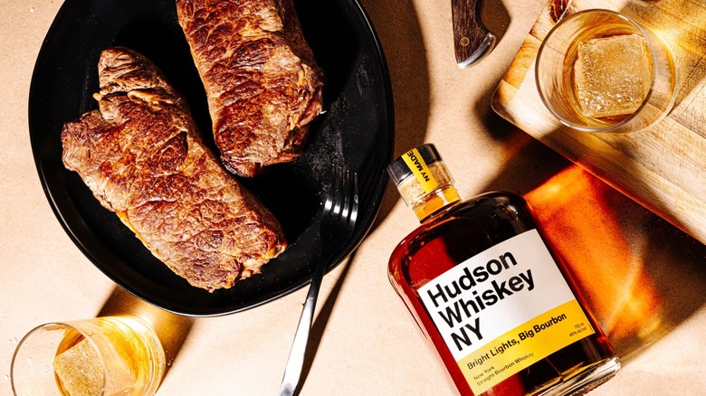 "Dry (Aged) January" Hudson Whiskey-Aged N.Y. Strip Steak Kit