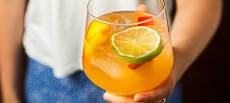 Peach Jalapeno Sangria