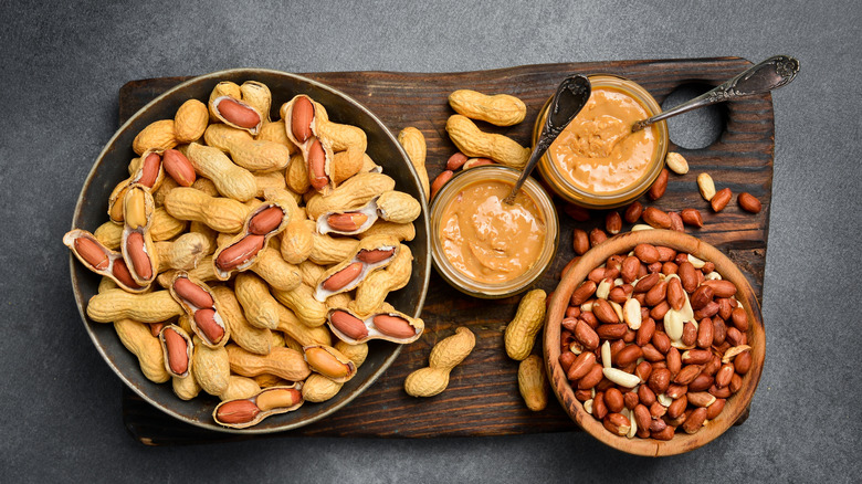 two jars of peanut butter