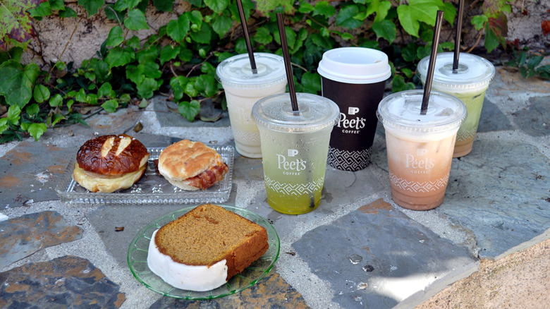 Fall food and drinks from Peet's