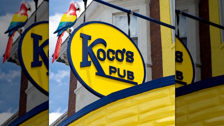 The sign outside Koco's Pub