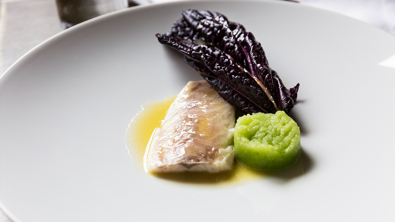 Pernod Poached Branzino