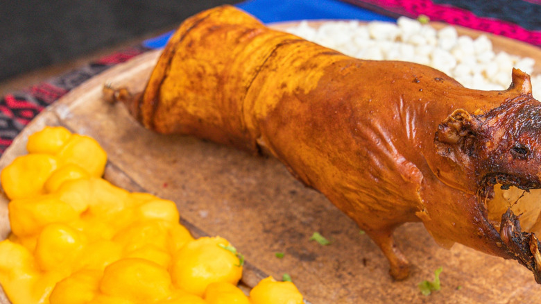 Roasted guinea pig