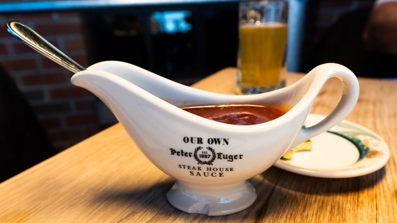 Peter Luger Steakhouse sauce boat