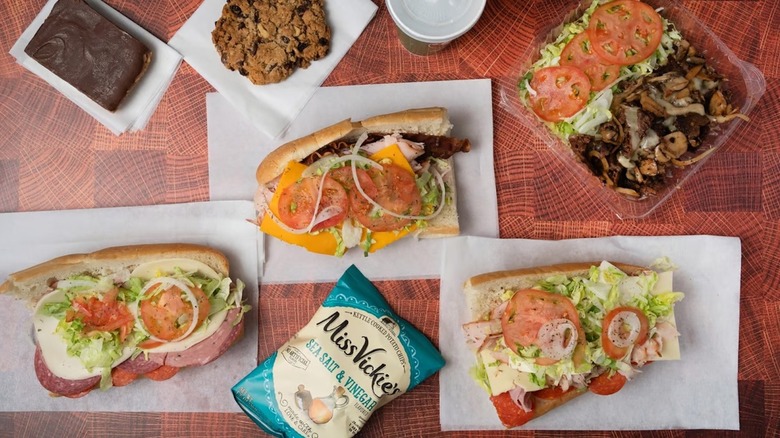 A loaded sub from The Pickle Barrel