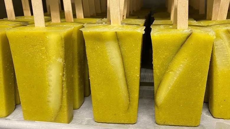 Pickle popsicles