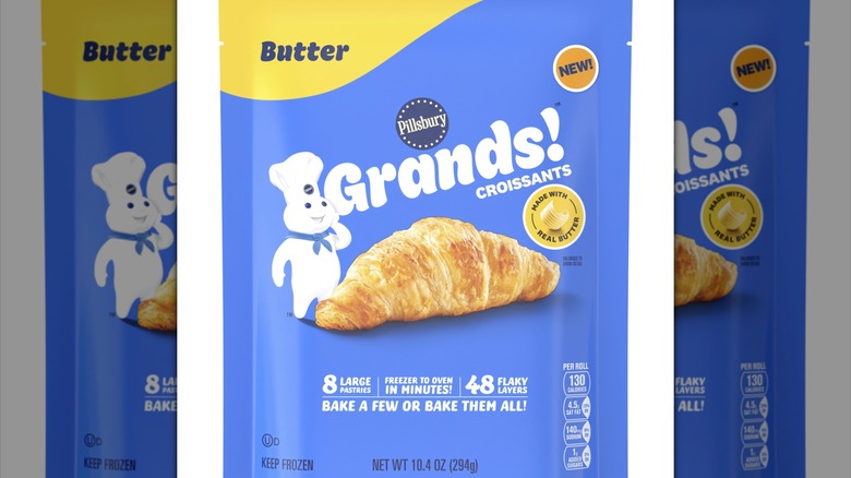 Promo image of Pillsbury's new croissant product
