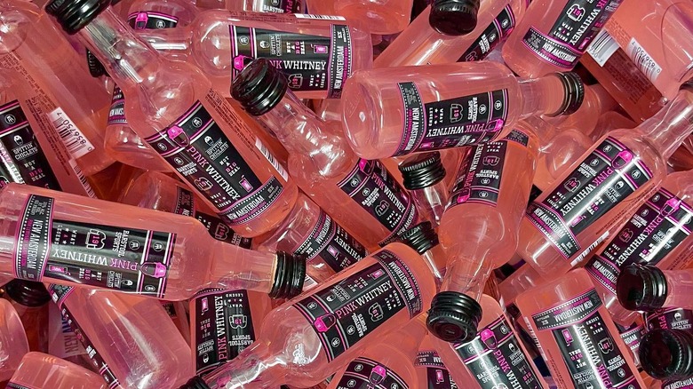 Pink Whitney bottles