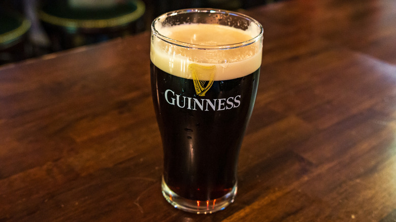 Pint of Guinness at a pub