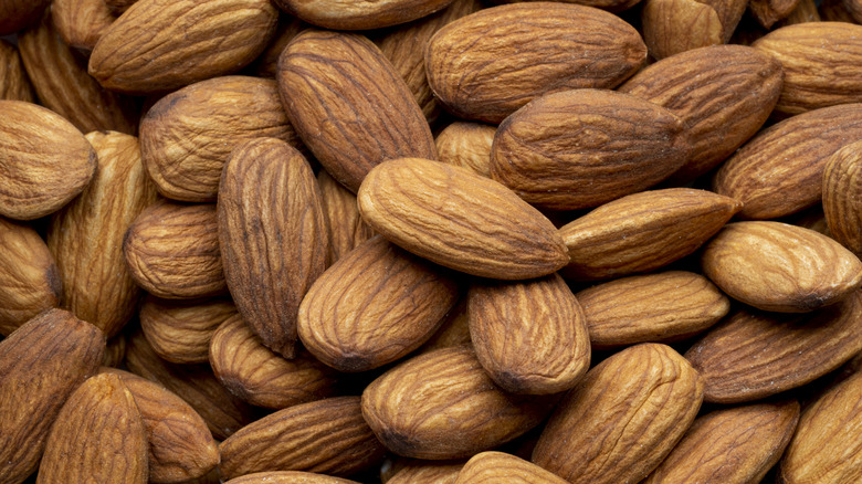 Close-up of almonds