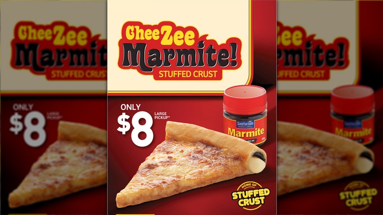 Pizza Hut Marmite Stuffed Crust Pizza ad
