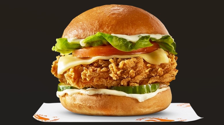 Popeyes UK Deluxe Chicken Sandwich