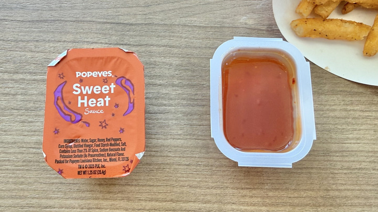 Open pack of Sweet Heat on a table