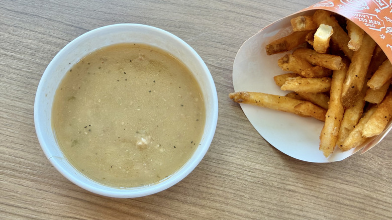 Open container of Cajun Gravy