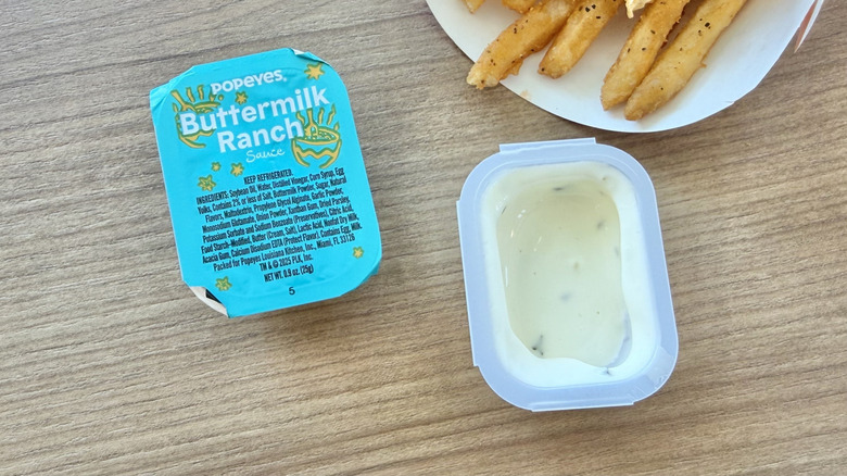 Buttermilk Ranch on a table with fries