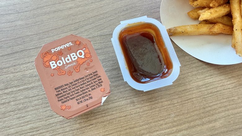 BoldBQ Sauce in a container on a table