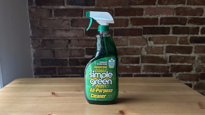 Simple Green All Purpose Cleaner on wooden table