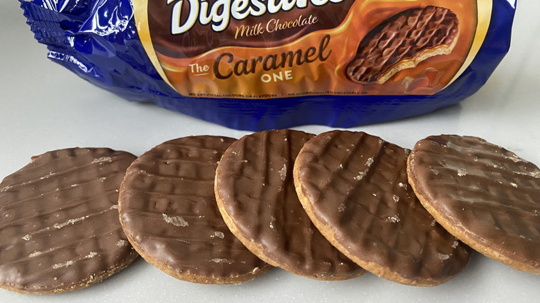 Caramel digestives blue pack