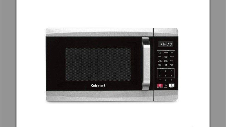 Cuisinart microwave oven on a white background.