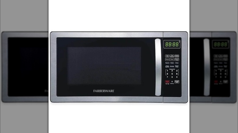 Farberware microwave oven on a white background.