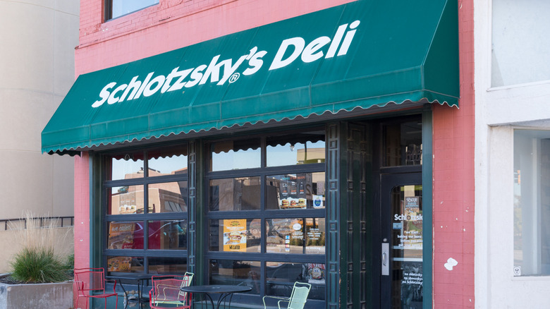 Schlotzsky's Deli exterior and signage