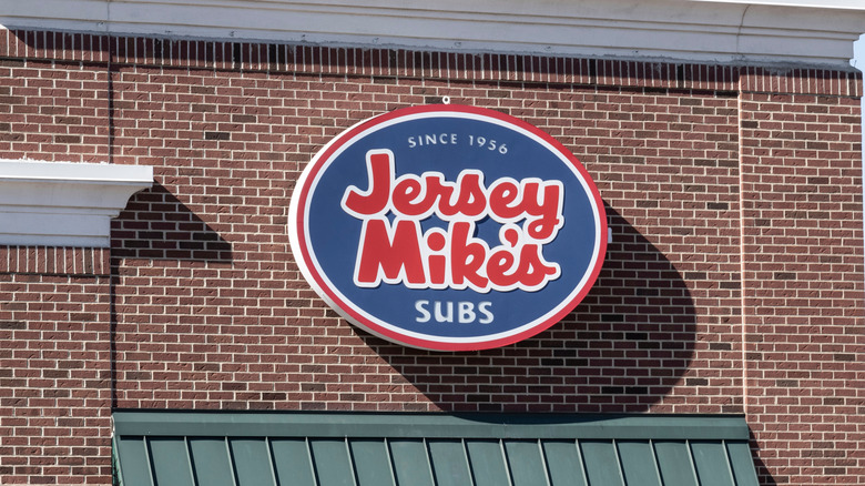 Jersey Mike's signage on wall