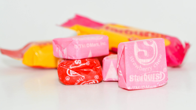 Assorted Starburst candies