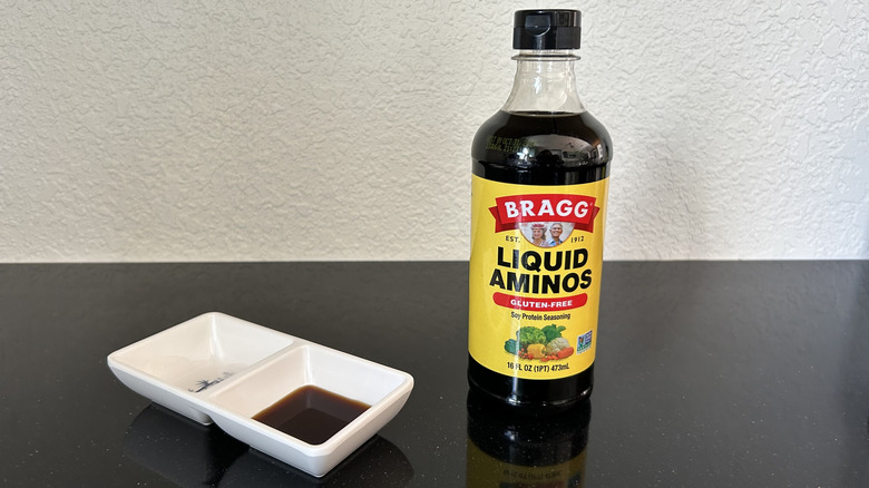 Bragg liquid aminos bottle