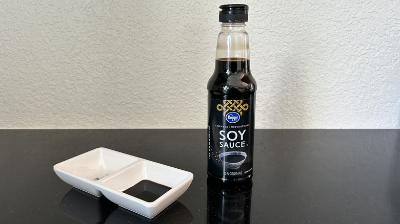 Kroger soy sauce bottle